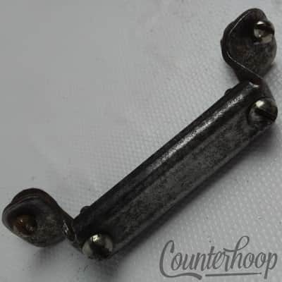 *Gretsch Nickel Snare Drum Butt Plate 2 5/8" Wire Guides Vintage Marching Parade image 1