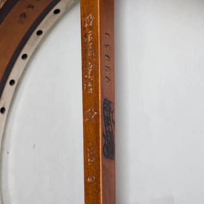 Vega  Tu-Ba-Phone #9 5 String Banjo (1923), ser. #67614, original black hard shell case. image 12