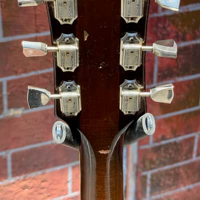 Gibson SG Custom 1969 - an ultra rare large'gard w/a combo of Walnut finish w/all Chrome Hardware ! image 7