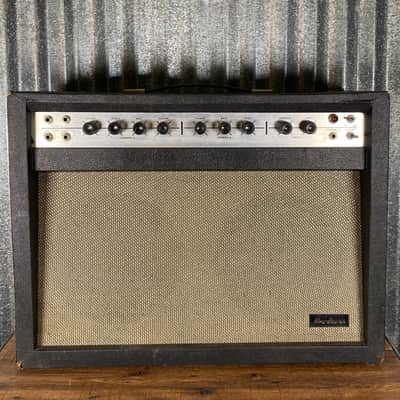 Airline 62-9015A 20 Watt 2x12" Two Channel All Tube Guitar Amplifier Combo 1960's Used image 1