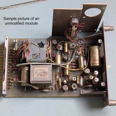 With audio demo: 1960s Siemens V274 mic preamp: 18 .. 46dB gain - recapped, full plug & play! image 9