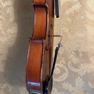 Hopf Antique Flat-Bridge Fiddle 19th Century 4/4 Violin with Case image 7