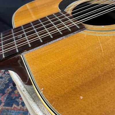 Pro Martin D-2812 Style Dreadnought Model D220 Made in Japan - 1970's image 21