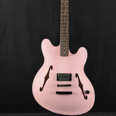 Fender Tom DeLonge Starcaster Satin Shell Pink Rosewood Fingerboard image 2