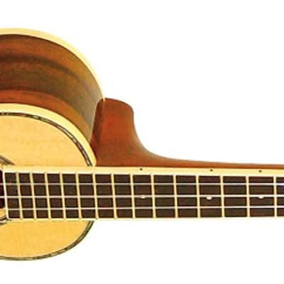 Oscar Schmidt OU3-R Concert Ukulele. Natural Spruce image 4