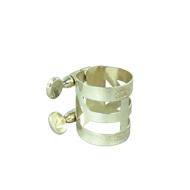 Selmer Paris 434BA  Bass Saxophone Mouthpiece Ligature, Lacquer image 1
