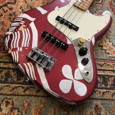 "Il Buono" Custom Hand Painted Fender Standard Jazz Bass image 5