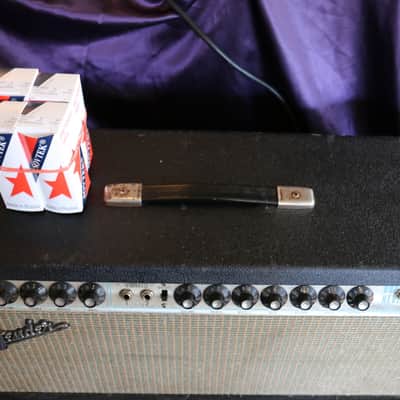 Fender Dual Showman Reverb TFL 5000D Silverface 1969 Black image 6