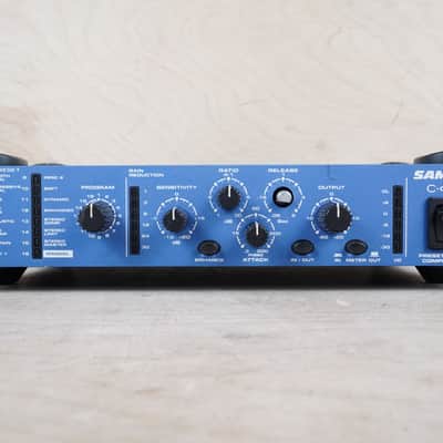 Samson Samson C-com 16 Half-Rack Stereo Compressor/Limiter Blue w/ Power Supply image 2