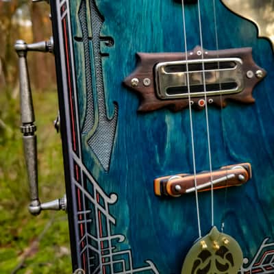 The Kingfisher - High Bird custom cigar box guitar image 23