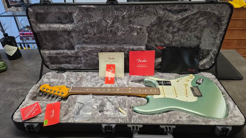 Fender American Professional II Stratocaster BRAND NEW Surf Green Metallic Pearl Rosewood USA Strat Guitar image 1