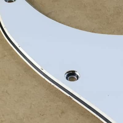 Lefty Vintage Spec Reissue 3-ply  Relic White Stratocaster Fender Pickguard Strat Aged Made in  USA image 11