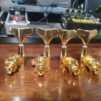 Spector 2L 2R tuning keys / machine heads / tuners gold image 2