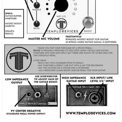 Templodevices Splyce (Mic Mixer - Boost - EQ) image 2