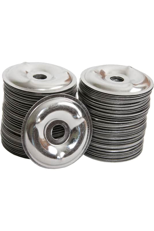 Mid East 1.5" Tambourine Jingles 9/32" Center 100 Pack image 1