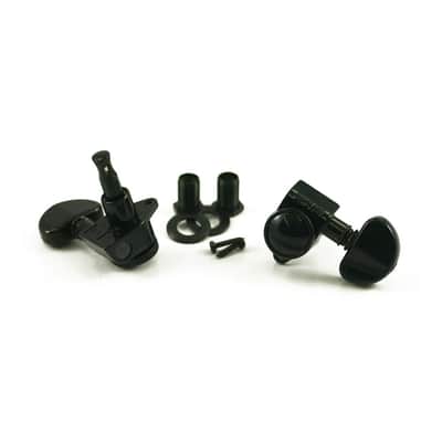 Roto-Grip 502 Locking Tuners 3 Per Side 18:1 Gear Ratio-Gold image 3