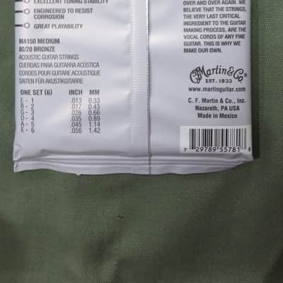 Martin & Co MA150 Authentic SP Medium .013-.056 80/20 Bronze Acoustic Strings image 4