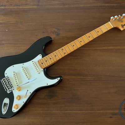Greco Stratocaster Guitar, Black, MIJ, 1977, Super Sounds, SE450 image 3