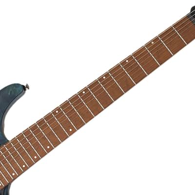 Ibanez Q547PB Headless 7 String Guitar Cosmic Blue B-Stock image 3