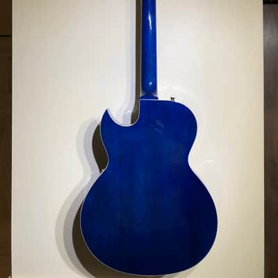 Michael Kelly Phoenix Jazz Archtop Semi Hollowbody 2005 - Blue Burst Flametop image 13
