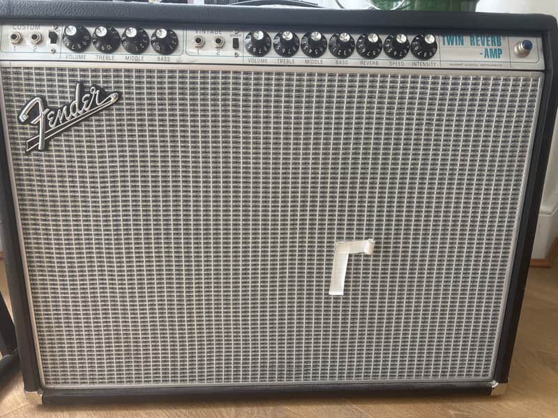 Fender '68 Custom Twin Reverb-Amp 2-Channel 85-Watt 2x12" Guitar Combo 2013 - Present - Black image 1