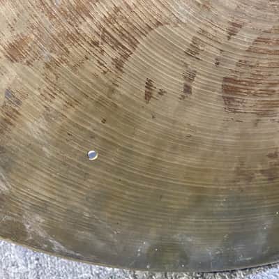 K. Zildjian 18" New Stamp Crash Cymbal w/ Rivets 1582 gr. Video DEMO image 8