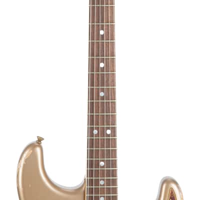 2022 Fender Custom Shop LTD 1967 HSS Heavy Relic Stratocaster Guitar, Aged Shorline Gold, CZ55XXXX image 6