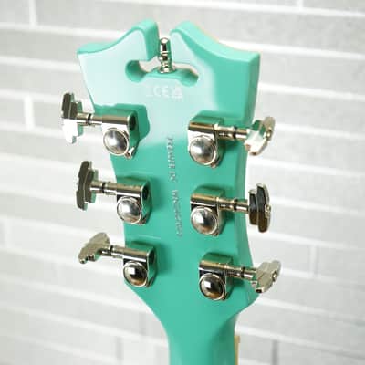 D'Angelico Premier DC Semi-Hollow Double Cutaway - Surf Green image 14