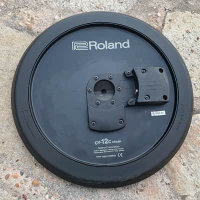 Roland CY-12C-BK Dual-Trigger Cymbal Crash Cymbal Black 12 cy12c - BLACK BOTTOM image 2