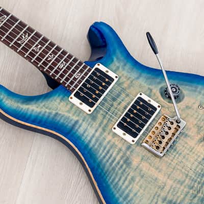 2012 Paul Reed Smith Custom 24 Trem Faded Blue Burst w/ Case image 7