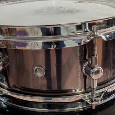 Pearl M80 Popcorn Snare Drum, Poplar Shell, SuperHoops II, 10 x 4, Snappy image 2