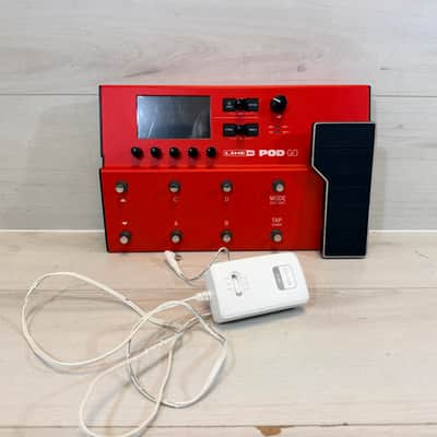 Line 6 POD Go Limited Edition Red Multi-Effects Processor w/ Power Supply 2022–2020s image 2