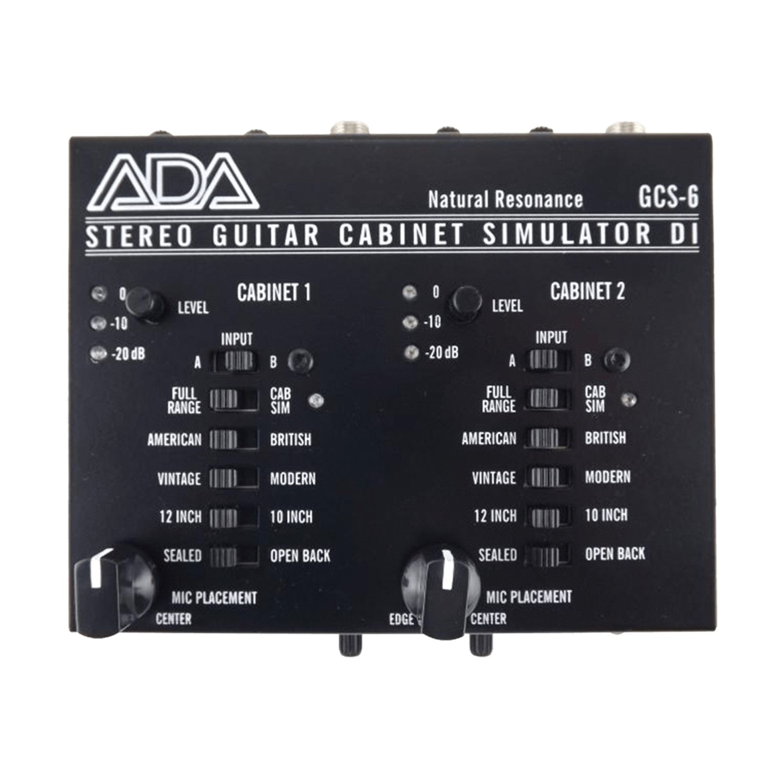 A/DA GCS-6 Stereo Guitar Cabinet Simulator and DI | Reverb