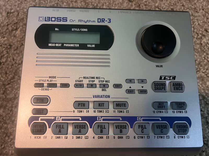 Boss DR-3 Dr. Rhythm 2003 - 2020 - Gray image 1