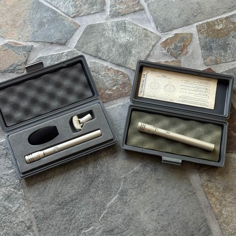 Shure SM81 (Pair) 1994 - Present - Silver image 1