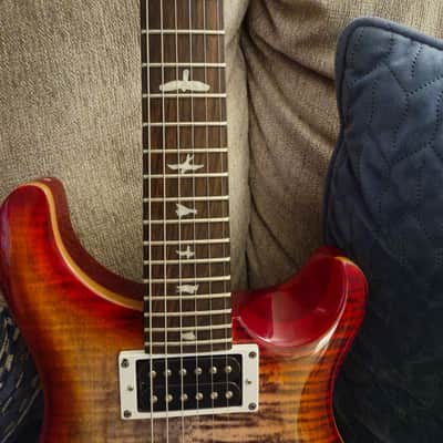 PRS SE Custom 24 Charcoal Cherry Burst With Locking Tuners image 7