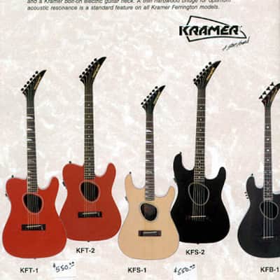 Kramer Ferrington KFS-1 Lefty 1990 - Black image 11