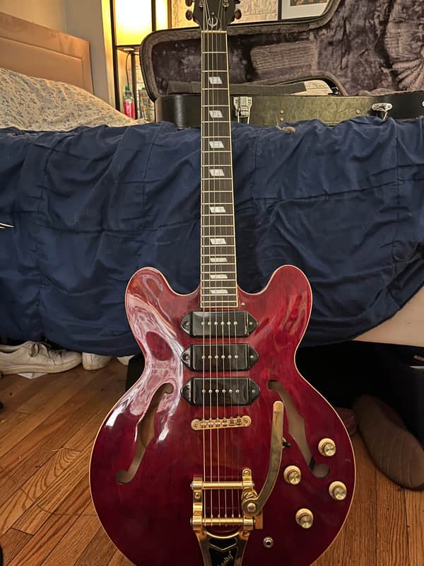 Epiphone Riviera P-93 2014 - Red image 1