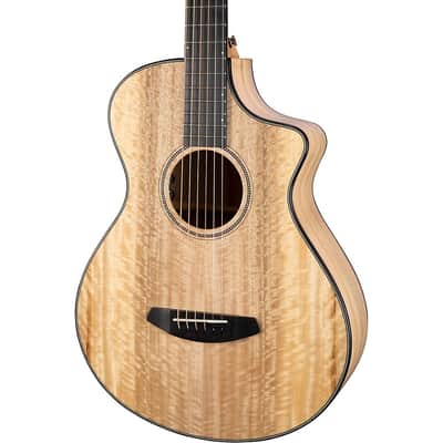 Breedlove Oregon Concertina Myrtlewood Cutaway Acoustic-Electric Guitar Regular Natural image 1