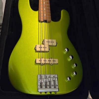 Charvel Pro-Mod San Dimas Bass PJ IV - Lime Green Metallic image 5
