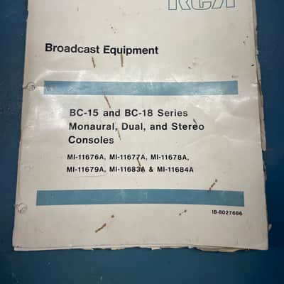 Vintage RCA BC-18 Analog mixer console sidecar desk - modified with Elco breakout inputs and XLR stereo direct outs image 9