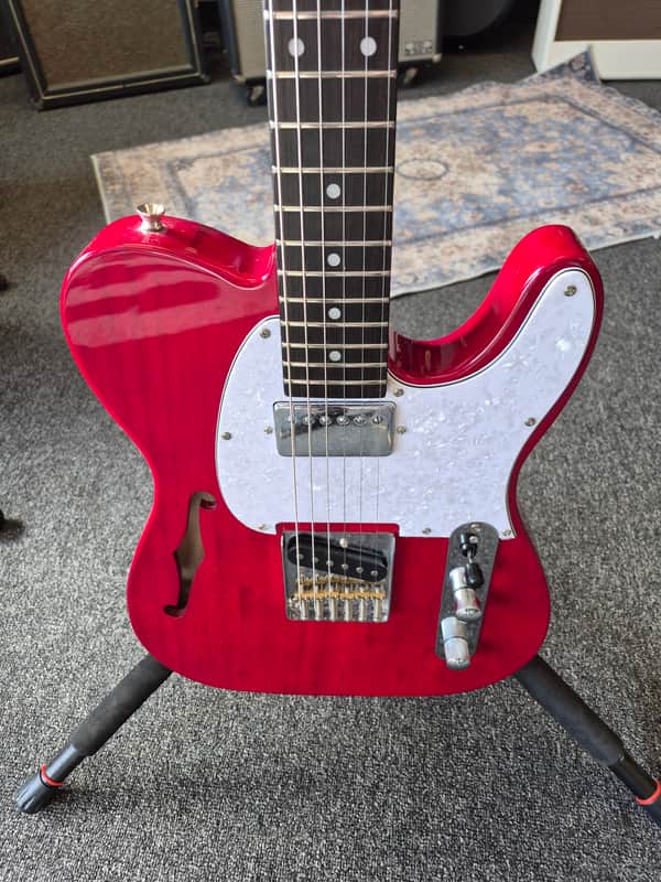 Tele-Style Semi-Hollow 'Partscaster' Electric Guitar image 1