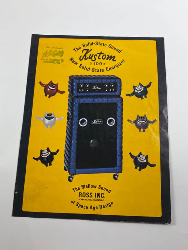 1968 Kustom Amplifier Catalog Case Candy Brochure image 1