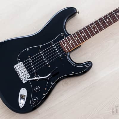 1979 Fender Stratocaster Vintage Electric Guitar Black, 100% Original w/ Case image 1