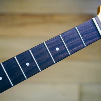 Telecaster Neck – Yellow Maple & Rosewood | 21 Frets | Nitro Satin Finish | Bone Nut image 6