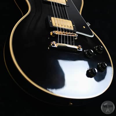 Gibson Les Paul Custom Reissue '57 VOS from 2024 in Ebony with original hardcase image 2