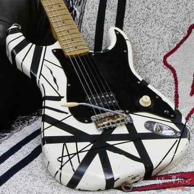 EVH Limited Edition '78 Eruption Relic Black & White Striped image 8