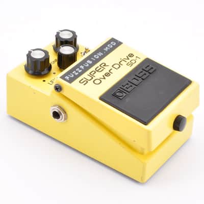 Boss SD-1 Modified FuzzFusion SuperOverdrive Clipping 1N34A&LED3mm Used From Japan #OP64373 image 14
