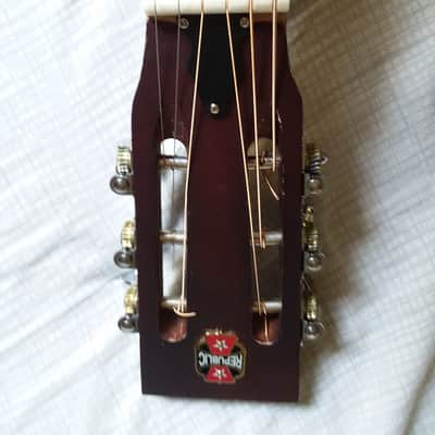 Republic Classic Biscuit Cone Wood Resonator w/ Schatten NR-2 Pickup image 4