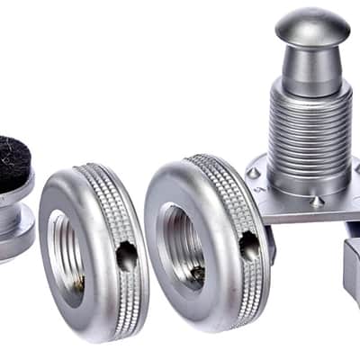 Schaller S-Locks Strap S Lock Set - Satin Chrome image 2